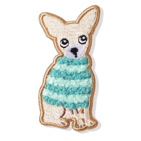 PetShop by Fringe Studio Sweater Chihuahua Patch