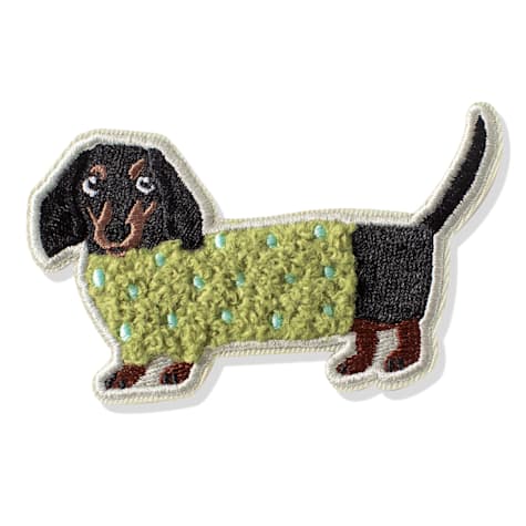 PetShop by Fringe Studio Sweater Dachshund Patch