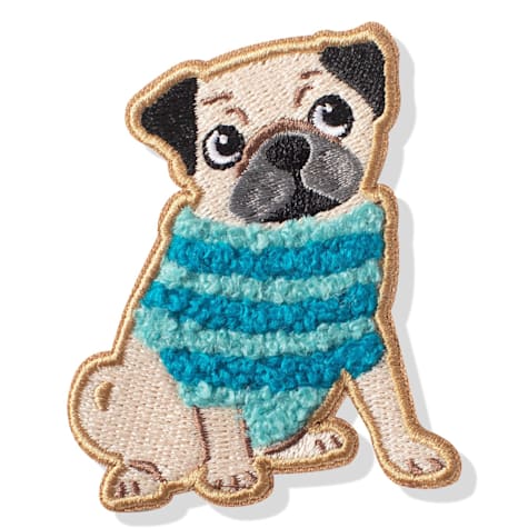 PetShop by Fringe Studio Sweater Pug Patch