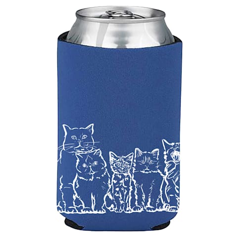 Zanden Cat Club Navy Koozie