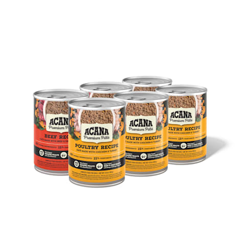 ACANA Premium Pate Beef + Poultry Recipes Wet Dog Food Variety Pack