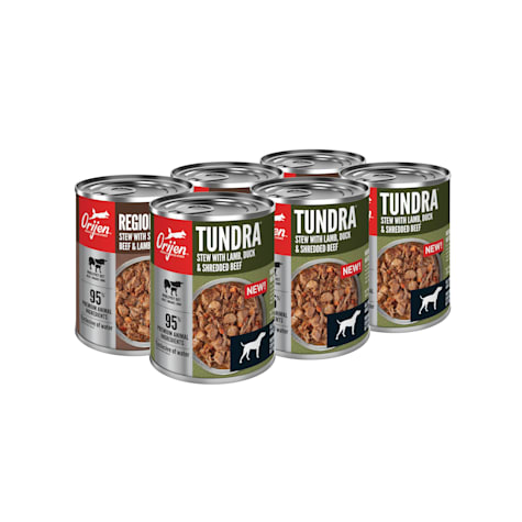 ORIJEN Premium Regional Red + Tundra Recipes Wet Dog Food Variety Pack