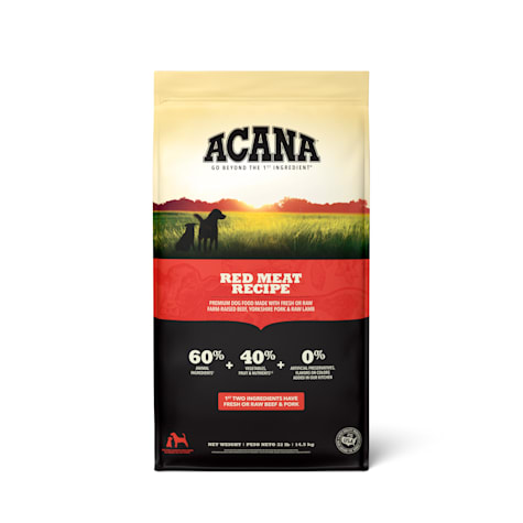 ACANA Grain-Free Red Meat Ranch-Raised Beef Yorkshire Pork Grass-Fed Lamb Dry Dog Food