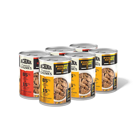 ACANA Premium Chunks in Bone Broth Beef + Poultry Recipes Wet Dog Food Variety Pack