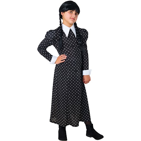 RUBIES Wednesday Addams Kids Costume Dress