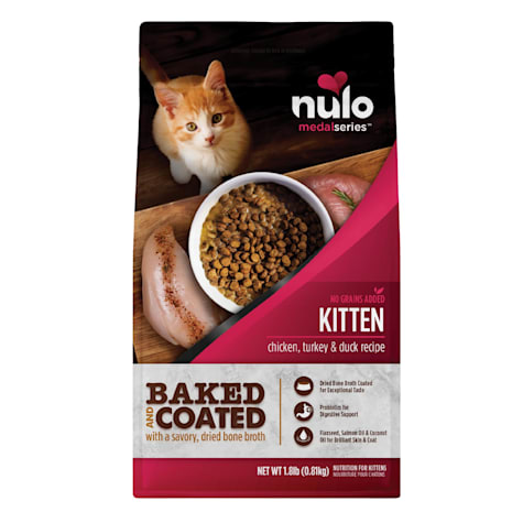 Nulo MedalSeries Baked and Coated Chicken, Turkey & Duck Recipe Kitten Food Kibble