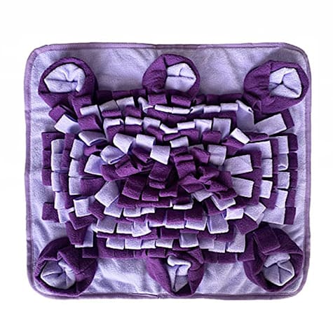 Piggy Poo and Crew Interactive Purple Bowl Snuffle Foraging Mat