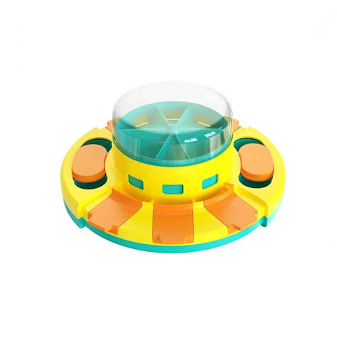 Piggy Poo and Crew Blue & Yellow Treat Popper Puzzle Game