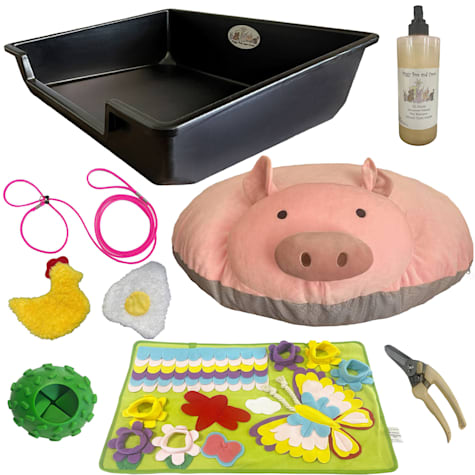 Piggy Poo and Crew Pink Pig Bundle Starter Pack - Includes All the Essentials