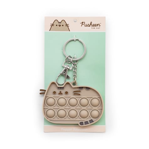 Pusheen Cat Loaf Fidget Keychain