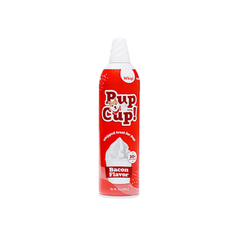 Pup Cup! Bacon Whipped Cream Dog Treat