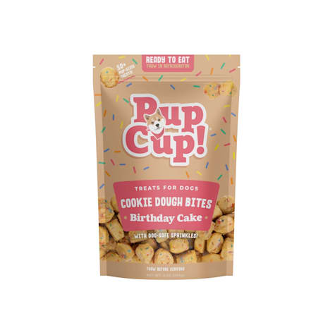 Pup Cup! Cookie Dough Birthday Cake Dog Treats