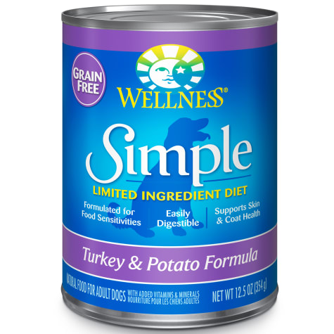 Wellness Simple Limited Ingredient Diet Grain Free Turkey & Potato Canned Dog Food