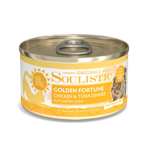 Soulistic Originals Golden Fortune Chicken & Tuna Dinner in Pumpkin Soup Wet Cat Food