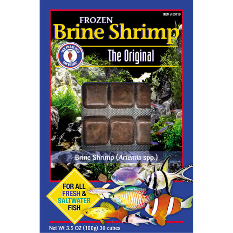San Francisco Bay Brand Frozen Brine Shrimp Cube Pack