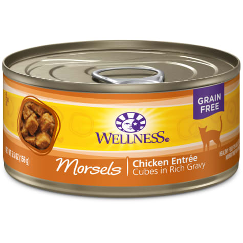 Wellness Complete Health Natural Grain Free Morsels Chicken Entree Wet Cat Food