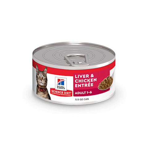 Hill's Science Diet Adult Liver & Chicken Entree Canned Wet Cat Food