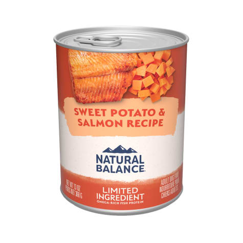 Natural Balance Limited Ingredient Adult Grain-Free Wet Canned Dog Food Sweet Potato & Salmon Recipe