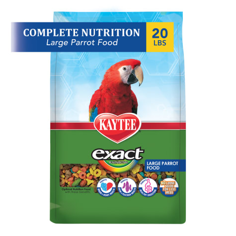 Kaytee Exact Rainbow Chunky Complete Daily Diet for Large Parrots