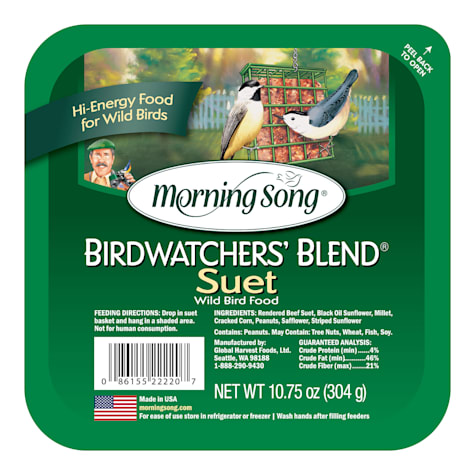 Morning Song Bird Watchers' Blend Suet