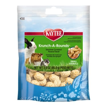 Kaytee Fiesta Krunch-A-Rounds with Peanut Center for All Small Animals