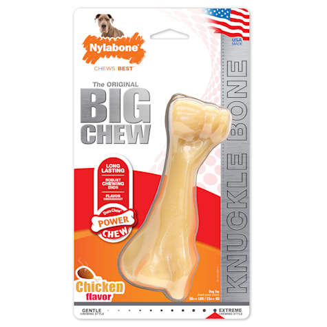Nylabone Power Chew Femur Bone BIG Dog Chew Toy Chicken XX-Large/Monster - 50+ lbs.