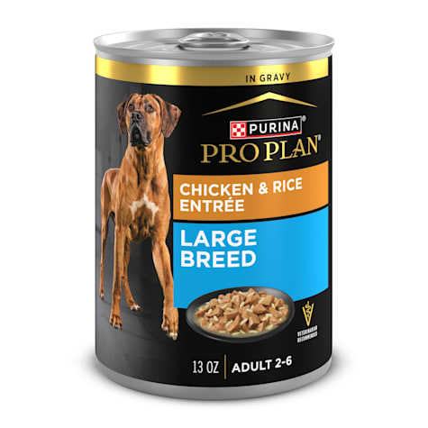 Purina Pro Plan Chicken and Rice Entree Gravy Large Breed Wet Dog Food