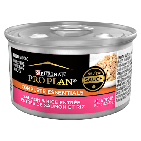 Purina Pro Plan Complete Essentials High Protein Salmon & Rice Entree in Sauce, Gravy, Pate Wet Cat Food