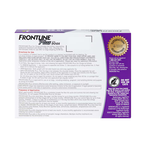 Frontline Plus Flea Tick Drops For Dogs Large Petco