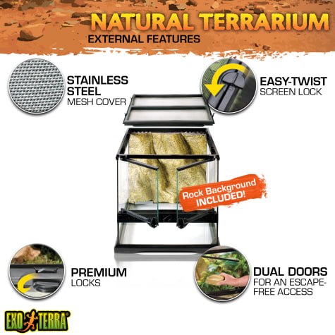 Exo Terra Mini Wide Terrarium, 12