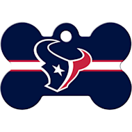 Quick-Tag NFL Bone Personalized Engraved Pet ID Tag