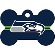 Quick-Tag NFL Bone Personalized Engraved Pet ID Tag