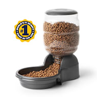 Petmate Replendish Gravity Dog Feeder with Microban Spill Resistant Bowl