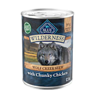 Blue Buffalo Wilderness Wolf Creek Hearty Chicken Stew in Gravy Wet Food for Dogs