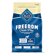 Blue Buffalo Grain-Free Freedom Provides Energy To Stay Active Chicken & Potatoes Senior Dry Dog Food