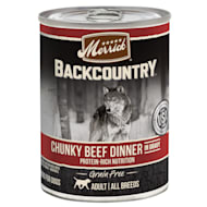 Merrick Backcountry Chunky Beef in Gravy Grain Free Wet Dog Food