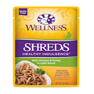 Wellness Complete Health Healthy Indulgence Grain Free Shreds Wet Cat Food, Chicken & Turkey Recipe