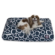 Majestic Pet Fusion Navy Rectangle Pet Bed