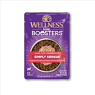 Wellness Bowl Boosters Simply Shreds Natural Grain Free Chicken, Wild Salmon & Pumpkin Wet Dog Food