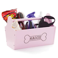 Custom Personalization Solutions Personalized Sweet Dog Storage Caddy Pink