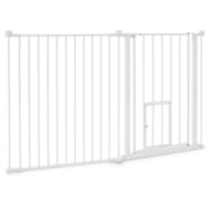 XpandaGate 29.5 in. H x 100 in. W x 2 in. D Expandable Child Safety Gate,  White