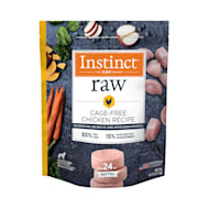 Instinct Frozen Raw Patties Grain Free Real Beef Recipe Dog Food 6 lbs. Petco