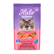 Halo Holistic Complete Digestive Health Indoor Grain Free Wild-caught Salmon & Whitefish Recipe Adult Dry Cat Food