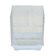 YML White Flat Top Parakeet Cage