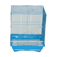 YML Blue Flat Top Parakeet Cage