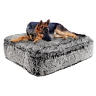 Reddy Canvas Cozy & Cool-Touch Dog Bed, 28 L X 28 W, Grey