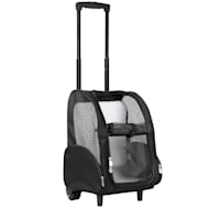 Deluxe Backpack Pet Travel Carrier with Wheels - Approved by Most