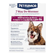 Elanco Quad Dewormer Tablets for Dogs Over 45 lbs., Pack of 2