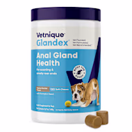 Vetnique Glandex Peanut Butter Flavoured Anal Gland Support Dog Soft Chews