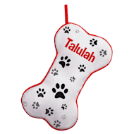 Custom Personalization Solutions Personalized Dog Bone Print Stocking